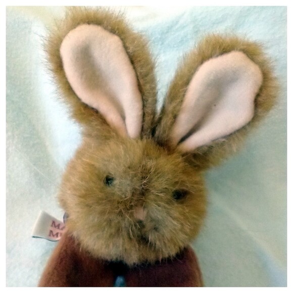 Vintage Mary Meyer Easter Bunny Finger Puppet 1993 - Picture 2 of 8